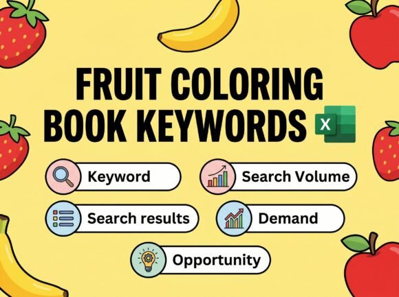 Download Fruit Coloring Book KDP Keywords - K Collection