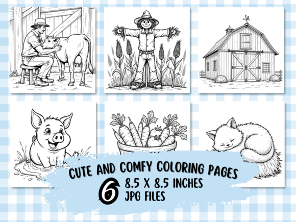 Download Cute Sunny Farm Coloring Book - K Collection