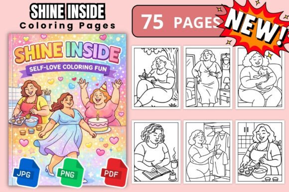 Download Shine Inside Self Love Coloring Book - K Collection