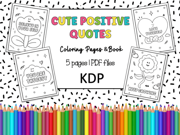 Download Cute Positive Quotes Coloring Pages 4 - Coloring Collection