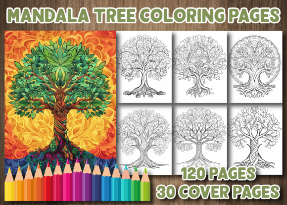 Download Over 100 Tree Mandala Coloring Pages - Coloring Collection