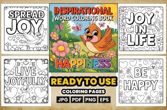 Download Inspirational Word Coloring Book - K Collection