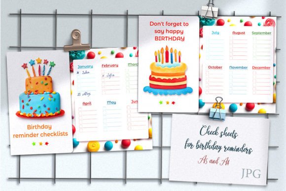 Download Birthday Planning. Worksheets - K Collection