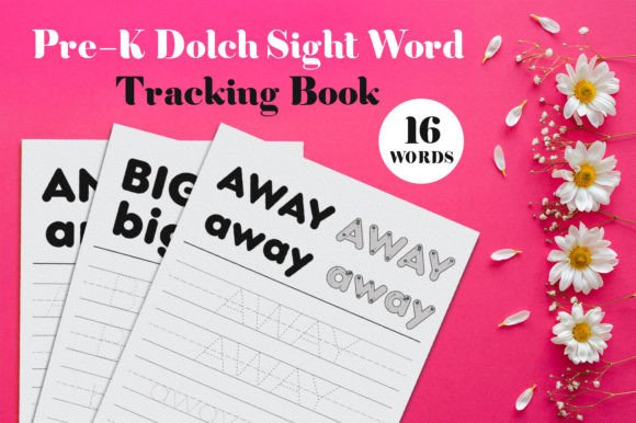 Download Dolch Sight Words Tracing Book for Pre K - K Collection