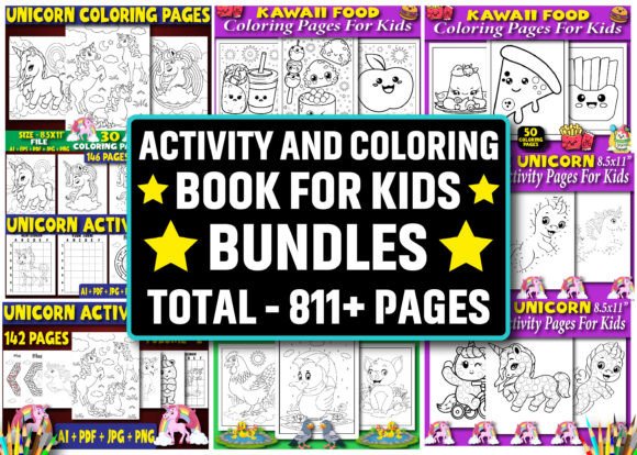 Download Kids Activity Book and Coloring Pages - K Collection