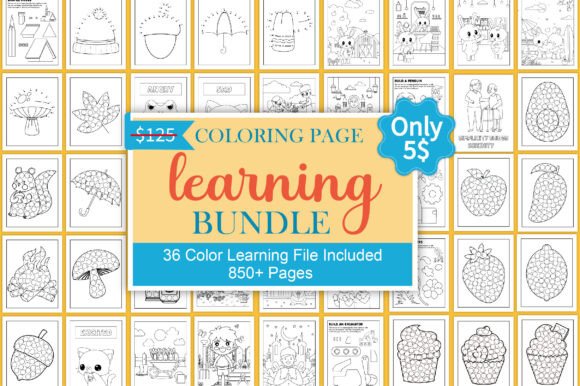 Download 850+ Coloring &amp; Scissor Skills Bundle - K Collection