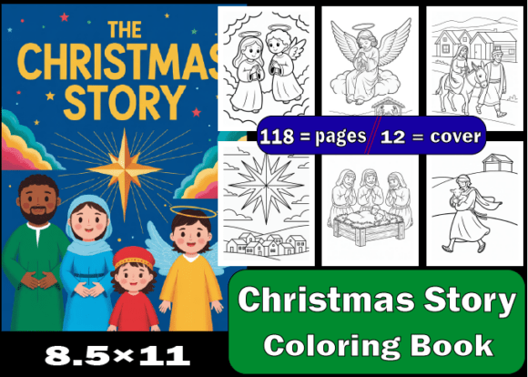 Download 118 the Christmas Story Coloring Book - K Collection