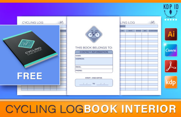 Download Cycling Log Book Interior Editable - K Collection