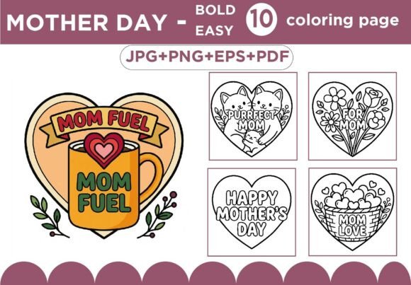 Download Mother Day Coloring Pages - Coloring Collection
