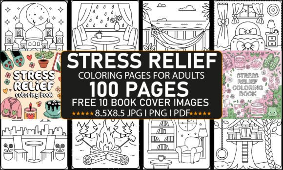 Download 100+ Stress Relief Adult Coloring Pages - Coloring Collection