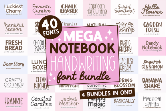 Download Mega Notebook Handwriting Bundle - K Collection