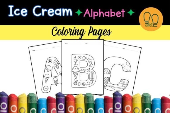 Download Ice Cream ABC Alphabet Coloring Pages - Coloring Collection