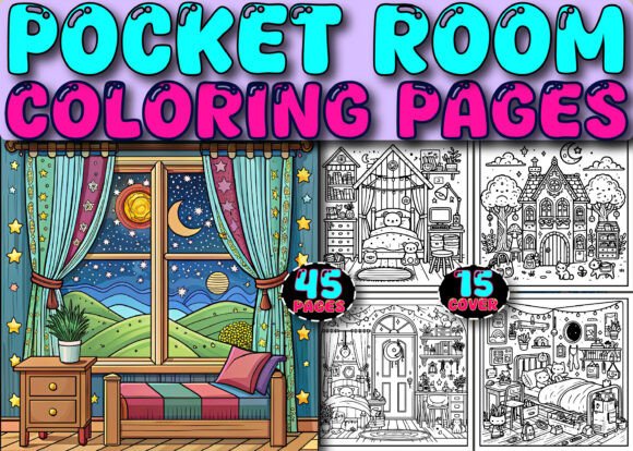 Download Pocket Room Coloring Pages for Adults - K Collection
