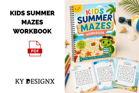 Download Kids Summer Mazes Workbook - K Collection