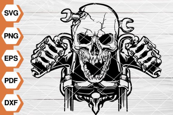 Download Motorcycle Skull - K Collection