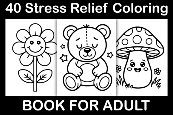 Download Stress Relief Coloring Book - K Collection