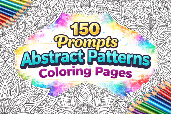 Download Prompts Abstract Patterns Coloring Pages - Coloring Collection