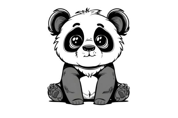 Download Panda Coloring Page for Kids - K Collection
