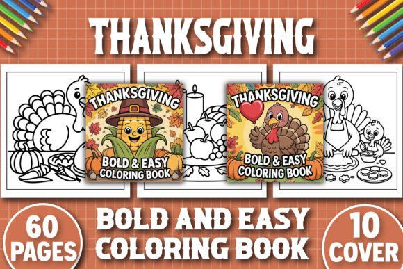 Download 60 Thanksgiving Coloring Pages for Adult - K Collection