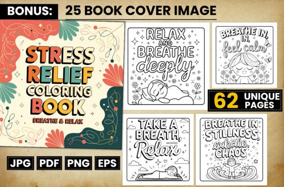 Download Breathe &amp; Relax Quotes Coloring Pages - Coloring Collection
