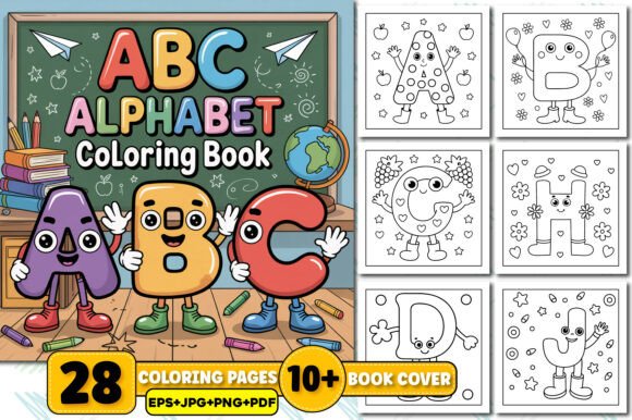 Download ABC Alphabet Coloring Book for Kids - K Collection