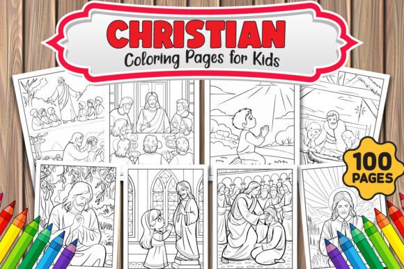 Download Christian Coloring Pages for Kids - K Collection