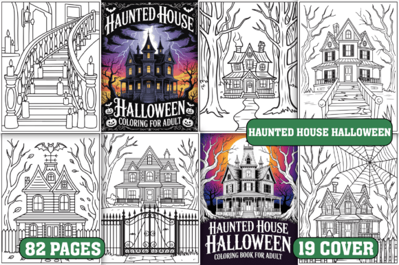 Download 82 Haunted House Halloween Coloring Page - Coloring Collection