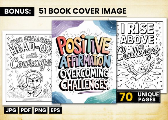 Download Positive Affirmation Coloring Book Pages - K Collection