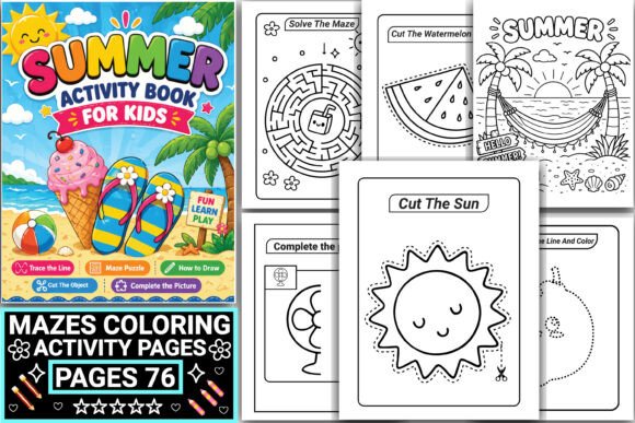 Download Summer Activity Book for Kids - K Collection