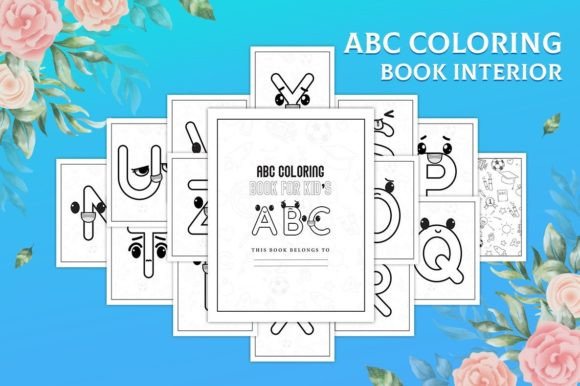 Download ABC Coloring Book Interior for Kids - K Collection