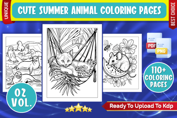 Download Cute Summer Animal Coloring Pages - Coloring Collection