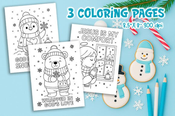 Download Winter Christian Coloring Pages - Coloring Collection