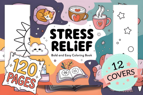 Download Bold Easy Stress Relief Coloring Pages - Coloring Collection