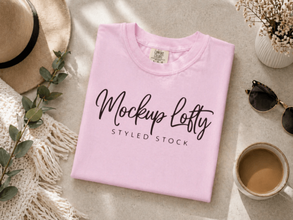 Download Comfort Colors 1717 Blossom Mockup - K Collection