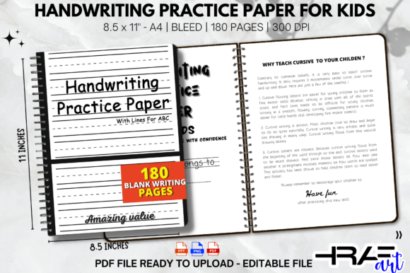 Download Handwriting Practice Paper for Kids - K Collection