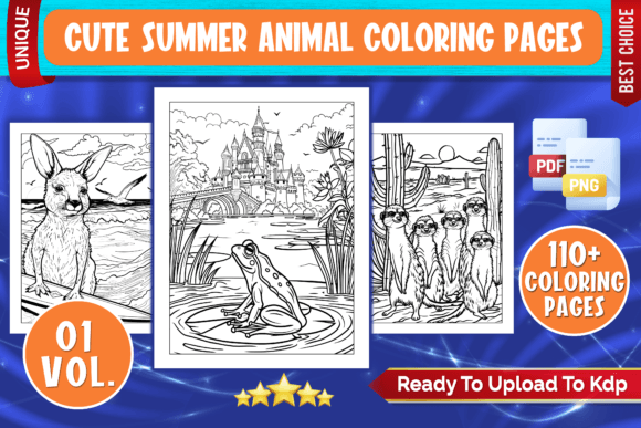 Download Cute Summer Animal Coloring Pages - Coloring Collection