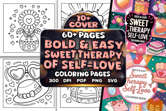 Download Sweet Therapy of Self Love Coloring Page - Coloring Collection