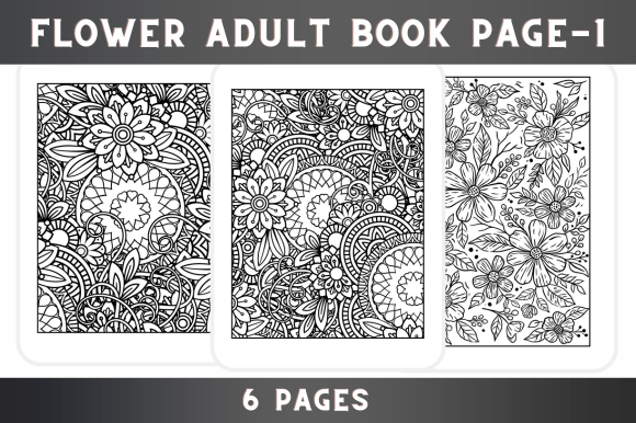 Download Flower Adult Book Page -1 - K Collection