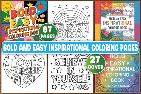 Download 87 Inspirational Coloring Book - K Collection
