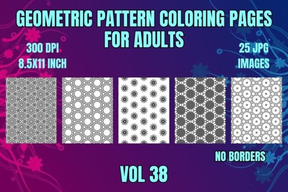 Download KDP Adult Coloring Pattern Pages - K Collection