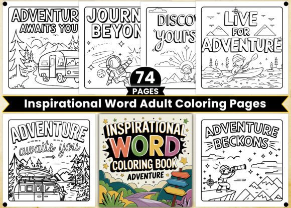 Download Inspirational Word Adult Coloring Pages - Coloring Collection