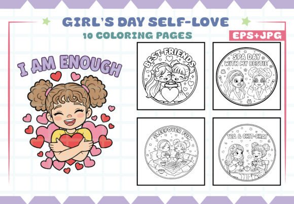 Download Girl’s Day Self-Love Coloring Pages - Coloring Collection