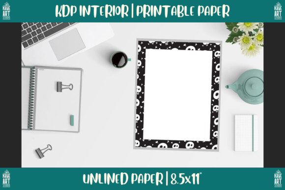 Download KDP Halloween Border - Unlined Paper - K Collection