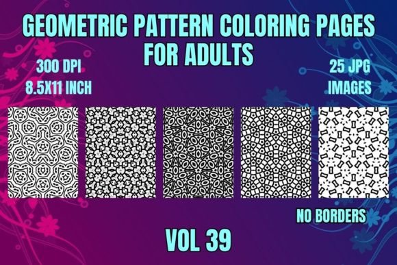 Download KDP Adult Coloring Pattern Pages - K Collection