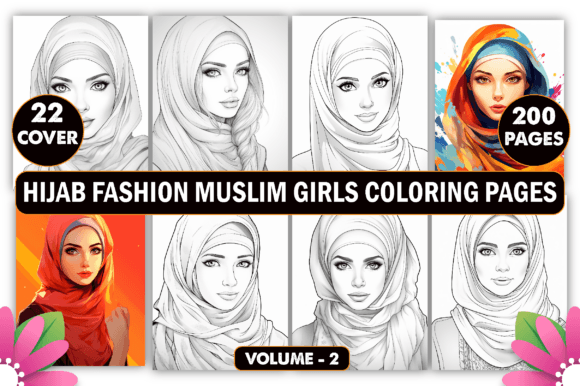Download Hijab Fashion Muslim Girls Coloring Book - K Collection
