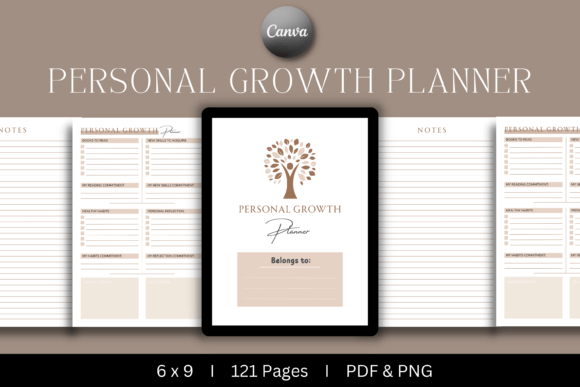 Download Personal Growth Planner | KDP Interior - K Collection