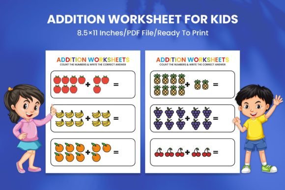 Download Addition Worksheets - K Collection