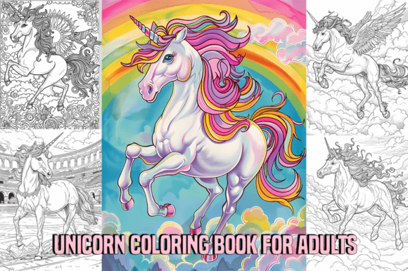 Download Unicorn Coloring Pages for Adults - Coloring Collection
