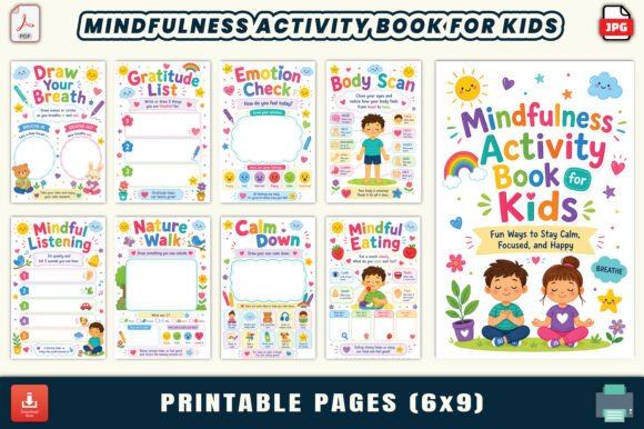 Download Mindfulness Activity Book for Kids - K Collection
