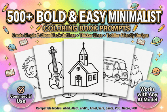 Download 500 Bold Easy Minimalist Coloring Prompt - Coloring Collection